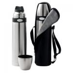 Thermo Flask With Cover, Stainless Mugs, Mugs